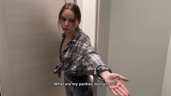 Mom Caught Son With Her Panties 4k